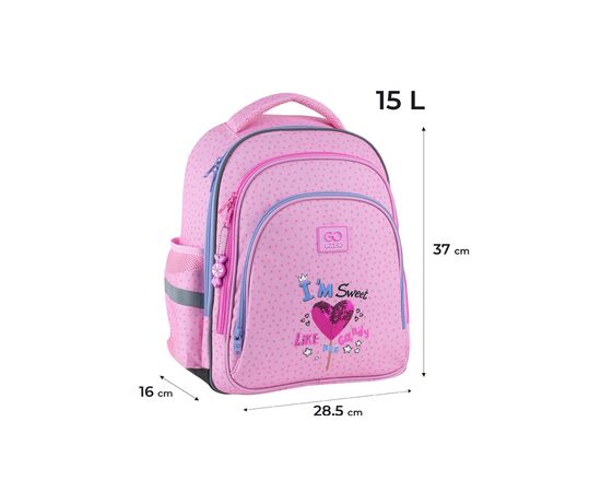 Рюкзак школьный GoPack Education 2606S-3 Sweet Like Candy (GO25-2606S-3), изображение 2 Рюкзак школьный GoPack Education 2606S-3 Sweet Like Candy (GO25-2606S-3), изображение 2