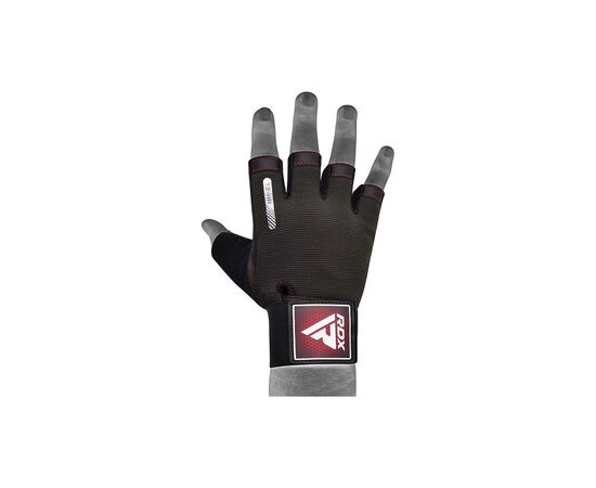 Перчатки для фитнеса RDX T2 Half Red M (WGA-T2HR-M), изображение 2 Перчатки для фитнеса RDX T2 Half Red M (WGA-T2HR-M), изображение 2