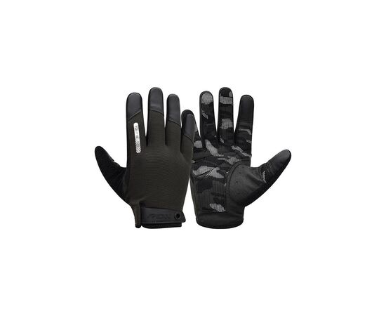 Рукавички для фітнесу RDX T2 Touch Screen Friendly Full Fingerf Black S (WGA-T2FB-S)