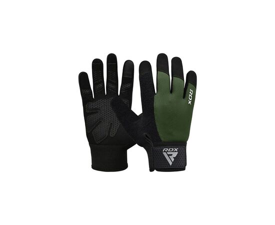 Рукавички для фітнесу RDX W1 Full Finger Army Green S (WGA-W1FA-S+)