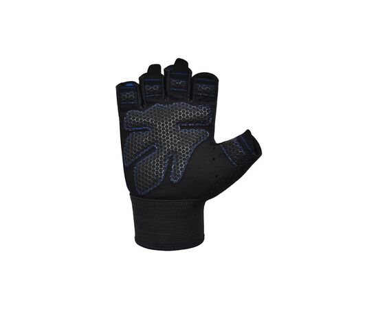 Перчатки для фитнеса RDX W1 Half Blue Plus M (WGA-W1HU-M+), изображение 2 Перчатки для фитнеса RDX W1 Half Blue Plus M (WGA-W1HU-M+), изображение 2