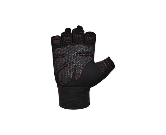 Перчатки для фитнеса RDX W1 Half Pink Plus M (WGA-W1HP-M+), изображение 4