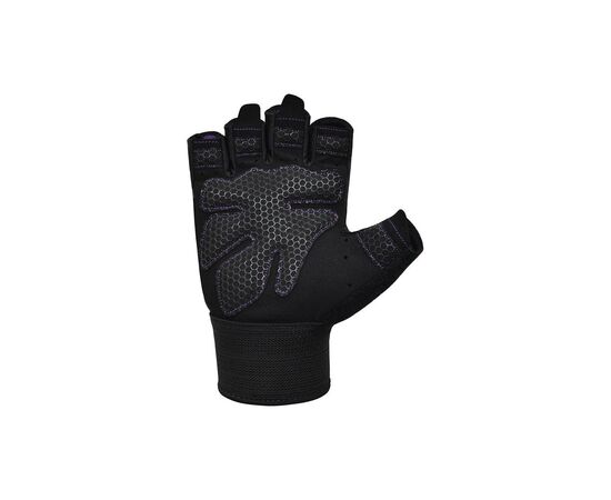 Рукавички для фітнесу RDX W1 Half Purple Plus M (WGA-W1HPR-M+), зображення 2 Рукавички для фітнесу RDX W1 Half Purple Plus M (WGA-W1HPR-M+), зображення 2