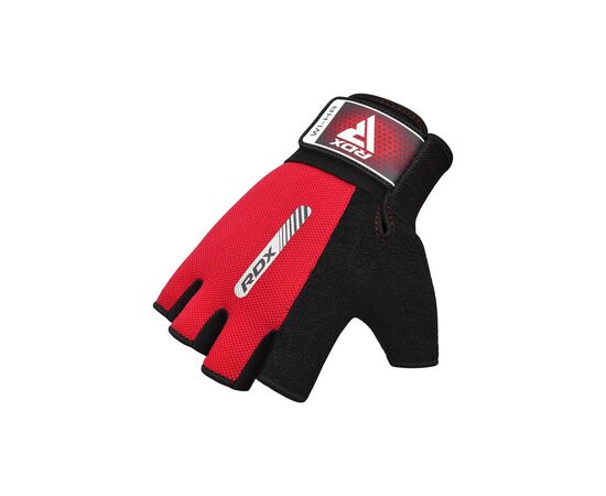 Перчатки для фитнеса RDX W1 Half Red Plus S (WGA-W1HR-S+), изображение 5 Перчатки для фитнеса RDX W1 Half Red Plus S (WGA-W1HR-S+), изображение 5