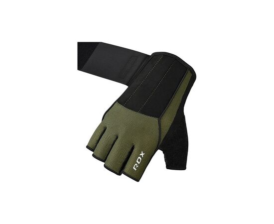 Перчатки для фитнеса RDX W3 with EVA Padding Army Green S (WGS-W3AG-S+), изображение 4 Перчатки для фитнеса RDX W3 with EVA Padding Army Green S (WGS-W3AG-S+), изображение 4