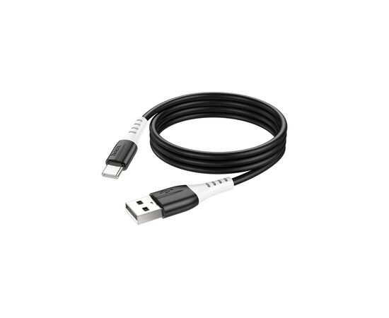 Дата кабель USB 2.0 AM to Type-C 1.0m 3A Black HOCO (6931474768575)
