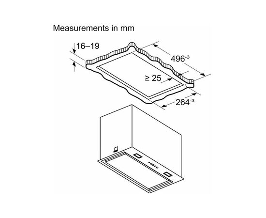 Вытяжка кухонная Siemens LB56NAC50, изображение 10 Вытяжка кухонная Siemens LB56NAC50, изображение 10