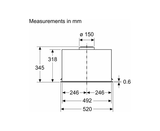 Вытяжка кухонная Siemens LB56NAC50, изображение 8 Вытяжка кухонная Siemens LB56NAC50, изображение 8