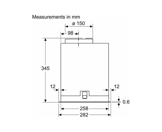 Вытяжка кухонная Siemens LB56NAC50, изображение 9 Вытяжка кухонная Siemens LB56NAC50, изображение 9