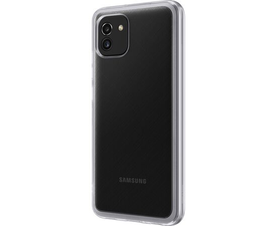 Чехол для мобильного телефона Samsung A03 Soft Clear Cover Transparent (EF-QA035TTEGRU), изображение 4