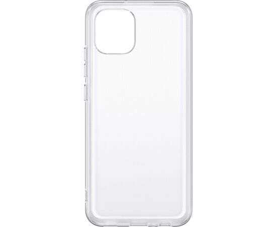 Чохол до мобільного телефона Samsung A03 Soft Clear Cover Transparent (EF-QA035TTEGRU)
