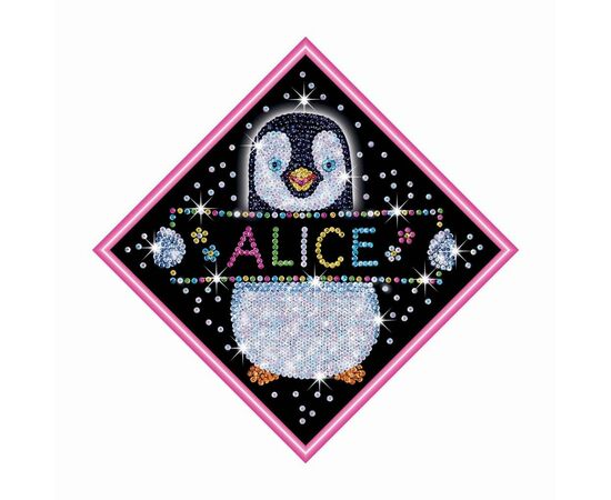 Набор для творчества Sequin Art MY NAME Penguin (SA1206), изображение 2 Набор для творчества Sequin Art MY NAME Penguin (SA1206), изображение 2