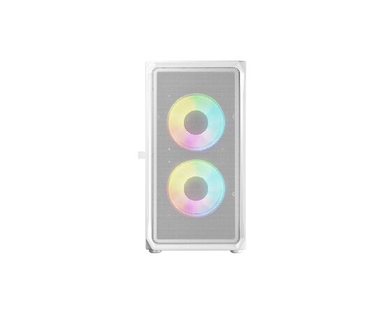 Корпус Logic concept PORTOS MESH+GLASS ARGB fans 3x120mm WHITE (AM-PORTOS-20-0000000-0002), зображення 4 Корпус Logic concept PORTOS MESH+GLASS ARGB fans 3x120mm WHITE (AM-PORTOS-20-0000000-0002), зображення 4