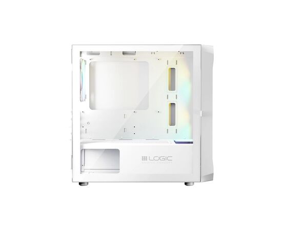 Корпус Logic concept PORTOS MESH+GLASS ARGB fans 3x120mm WHITE (AM-PORTOS-20-0000000-0002), зображення 7 Корпус Logic concept PORTOS MESH+GLASS ARGB fans 3x120mm WHITE (AM-PORTOS-20-0000000-0002), зображення 7