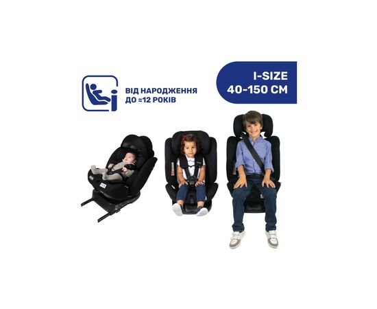 Автокрісло Chicco Unico Evo i-Size Air Чорне (8058664167326) (87031.72), зображення 3