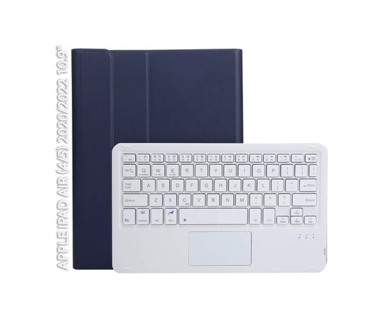 Чохол до планшета BeCover Keyboard+TouchPad Apple iPad Air (4/5) 2020/2022 10.9" Deep Blue (712370)