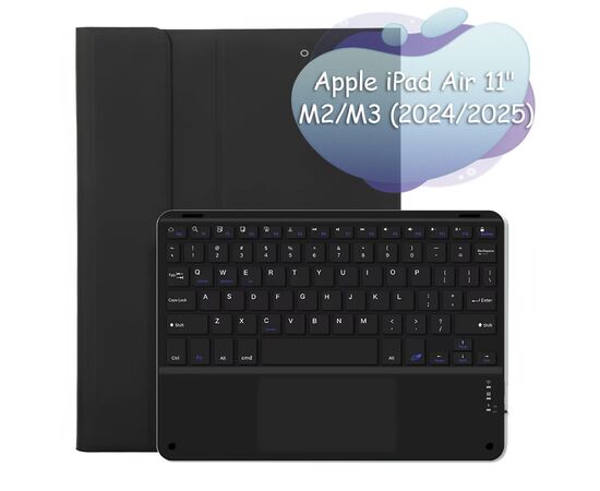 Чехол для планшета BeCover Keyboard+TouchPad Apple iPad Air 11" M2 2024 Black (712595)