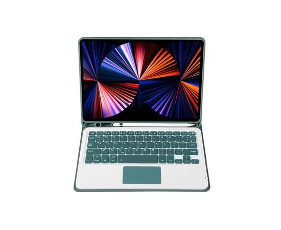 Чохол до планшета BeCover Keyboard+TouchPad Apple iPad Air 13" M2 2024 Dark Green (712603), зображення 3 Чохол до планшета BeCover Keyboard+TouchPad Apple iPad Air 13" M2 2024 Dark Green (712603), зображення 3