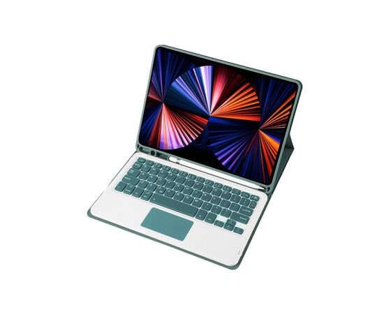 Чохол до планшета BeCover Keyboard+TouchPad Apple iPad Air 13" M2 2024 Dark Green (712603), зображення 4 Чохол до планшета BeCover Keyboard+TouchPad Apple iPad Air 13" M2 2024 Dark Green (712603), зображення 4