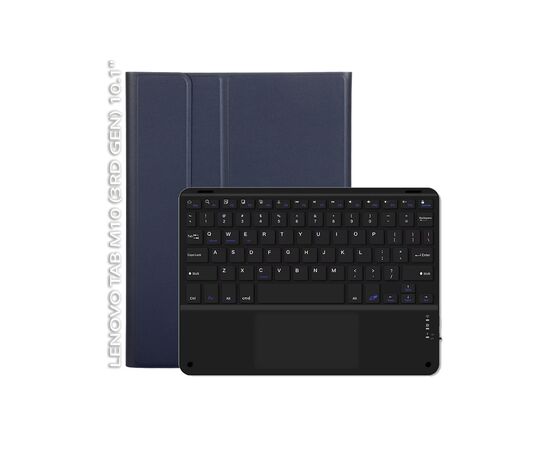 Чохол до планшета BeCover Keyboard+TouchPad Lenovo Tab M10 (3rd Gen) TB-328F 10.1" Deep Blue (712388)