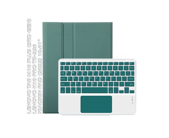 Чохол до планшета BeCover Keyboard+TouchPad Lenovo Tab M10 Plus TB-125F (3rd Gen)/K10 Pro TB-226/Xiaoxin Pad (2022) 10.61" (712392)