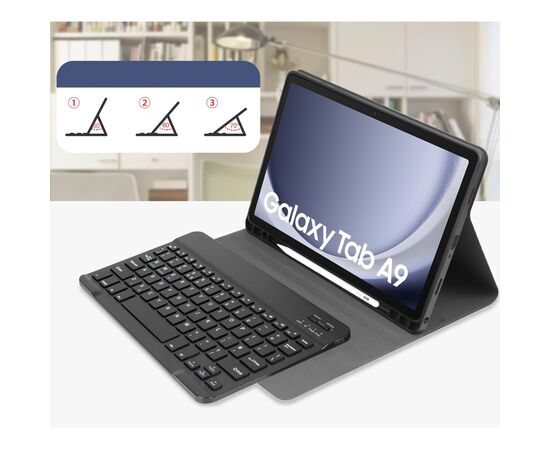 Чохол до планшета BeCover Keyboard Samsung Tab A9 SM-X115 8.7" Deep Blue (712356), зображення 3 Чохол до планшета BeCover Keyboard Samsung Tab A9 SM-X115 8.7" Deep Blue (712356), зображення 3