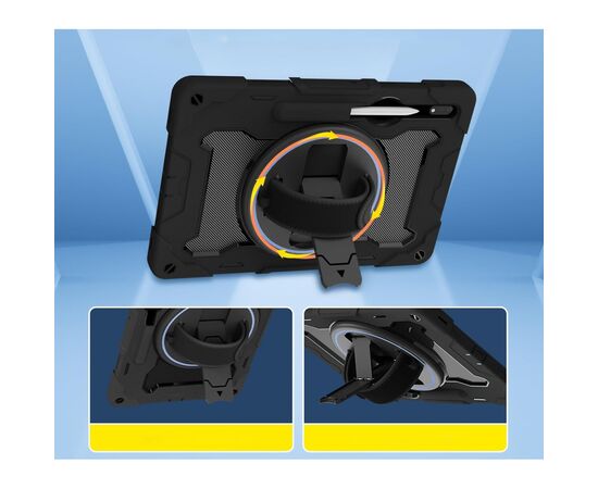Чехол для планшета BeCover Samsung Galaxy Tab S9 Plus (SM-X810/SM-X816)/S9 FE Plus (SM-X610/SM-X616) 12.4" Black (712917), изображение 2 Чехол для планшета BeCover Samsung Galaxy Tab S9 Plus (SM-X810/SM-X816)/S9 FE Plus (SM-X610/SM-X616) 12.4" Black (712917), изображение 2