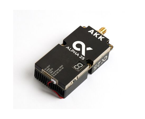 Видеопередатчик (VTX) AKK Alpha 25W 4.9G-6G 96CH (A25), изображение 2 Видеопередатчик (VTX) AKK Alpha 25W 4.9G-6G 96CH (A25), изображение 2