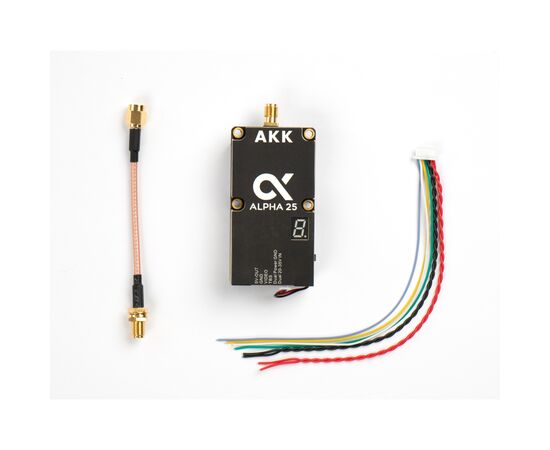 Видеопередатчик (VTX) AKK Alpha 25W 4.9G-6G 96CH (A25), изображение 6 Видеопередатчик (VTX) AKK Alpha 25W 4.9G-6G 96CH (A25), изображение 6