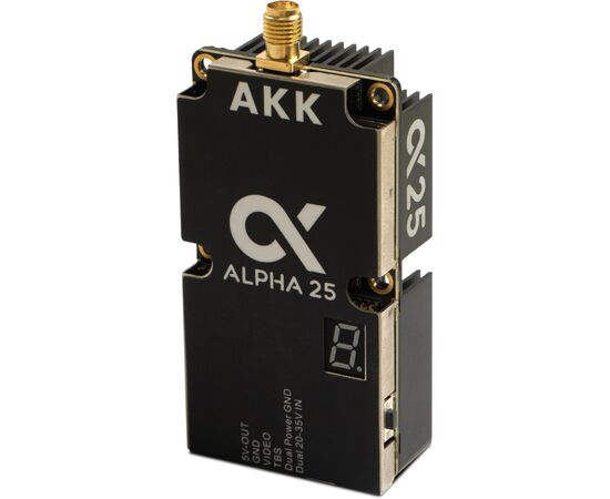 Видеопередатчик (VTX) AKK Alpha 25W 4.9G-6G 96CH (A25)