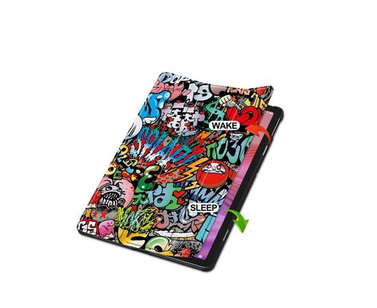 Чехол для планшета BeCover Smart Case Lenovo Tab M10 (4th Gen) TB-311FU 10.1" Graffiti (713118), изображение 5 Чехол для планшета BeCover Smart Case Lenovo Tab M10 (4th Gen) TB-311FU 10.1" Graffiti (713118), изображение 5
