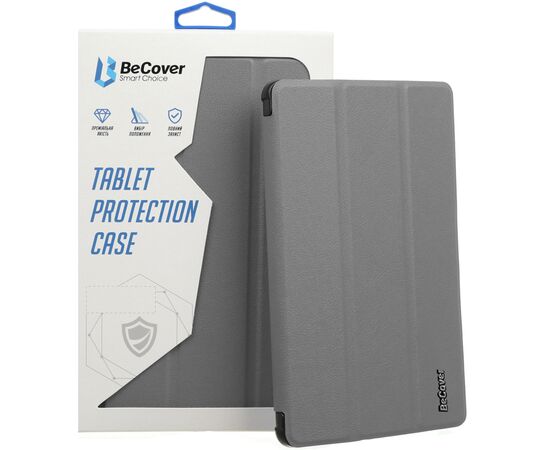 Чохол до планшета BeCover Smart Case Lenovo Tab M10 (4th Gen) TB-311FU 10.1" Gray (713109), зображення 7 Чохол до планшета BeCover Smart Case Lenovo Tab M10 (4th Gen) TB-311FU 10.1" Gray (713109), зображення 7