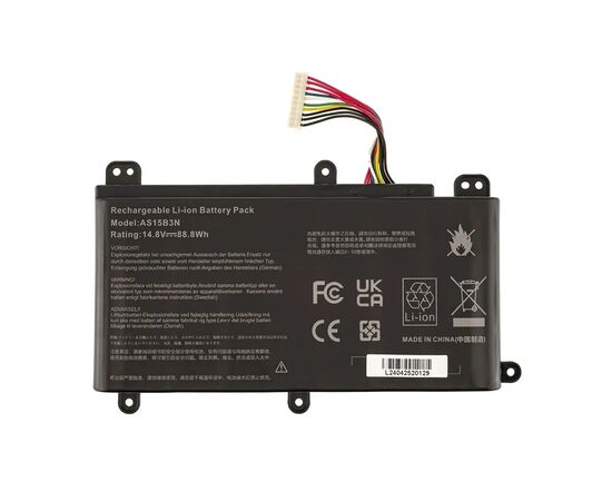 Акумулятор до ноутбука Acer AS15B3N, 5200mAh (77Wh), 8cell, 14.8V, Li-ion AlSoft (A71013)