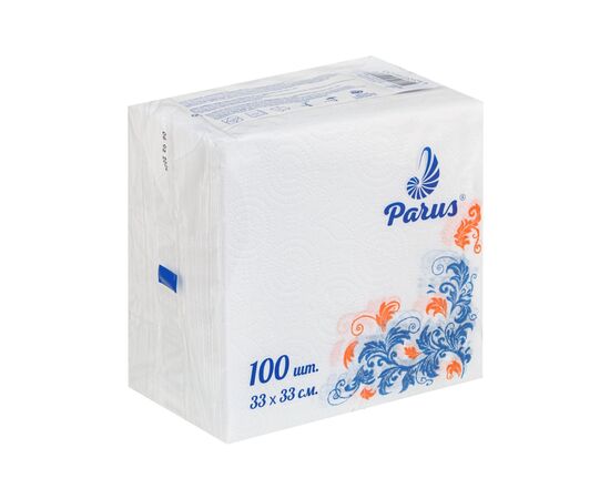 Салфетки столовые Parus 1 слой 33х33 см 100 шт. (4820205440243)