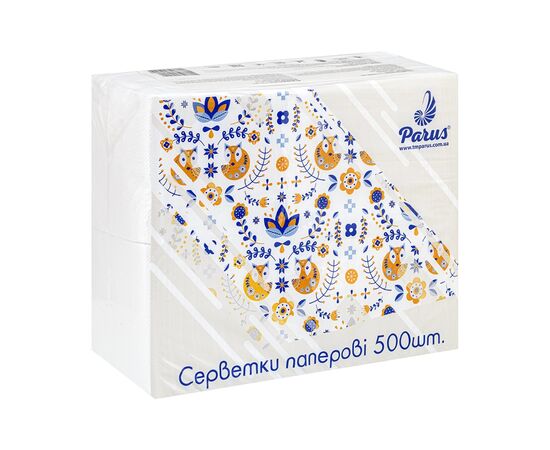 Серветки столові Parus 1 шар 500 шт. (4820205440410)