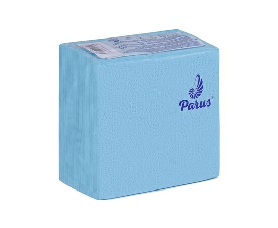 Серветки столові Parus 1 шар 33х33 см Сині 100 шт. (4820205440373)
