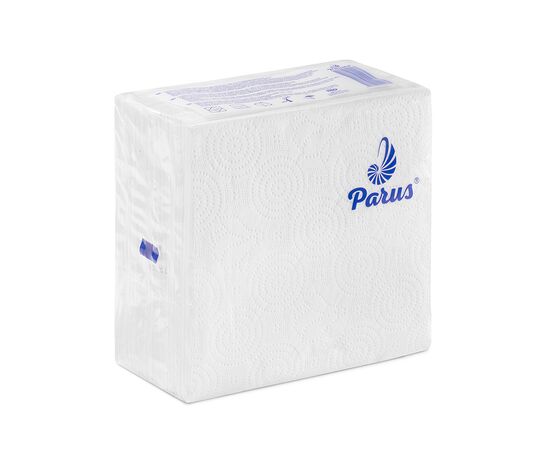 Салфетки столовые Parus 1 слой 33х33 см Белые 100 шт. (4820205440069)