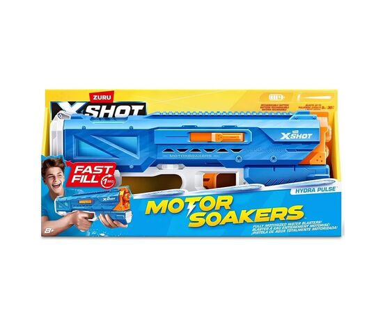 Игрушечное оружие Zuru X-Shot Водный бластер Fast Fill Medium Motor Soaker (118159), изображение 2 Игрушечное оружие Zuru X-Shot Водный бластер Fast Fill Medium Motor Soaker (118159), изображение 2