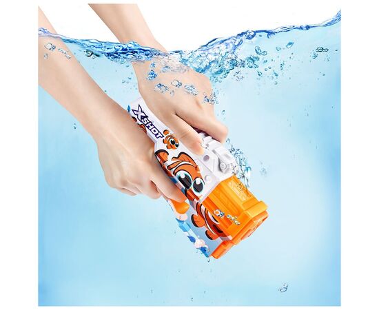 Игрушечное оружие Zuru X-Shot Водный бластер Junior Fast-Fill Рыбка (118143A), изображение 5 Игрушечное оружие Zuru X-Shot Водный бластер Junior Fast-Fill Рыбка (118143A), изображение 5