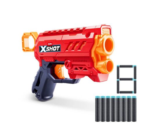 Игрушечное оружие Zuru X-Shot Быстрострельный бластер Excel Micro 2.0 Color Card (8 патронов) (36726TQ1R), изображение 2 Игрушечное оружие Zuru X-Shot Быстрострельный бластер Excel Micro 2.0 Color Card (8 патронов) (36726TQ1R), изображение 2