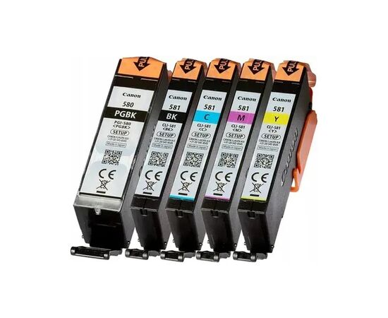 Картридж Canon PGI-580/CLI-581 BK,PBK,C,M,Y Multipack, blister (2078C005), изображение 2 Картридж Canon PGI-580/CLI-581 BK,PBK,C,M,Y Multipack, blister (2078C005), изображение 2