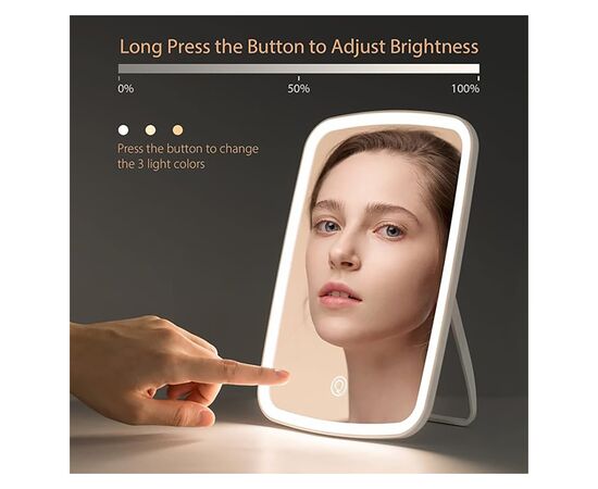 Зеркало Xiaomi LED Makeup Mirror with 5X (NV662), изображение 8 Зеркало Xiaomi LED Makeup Mirror with 5X (NV662), изображение 8