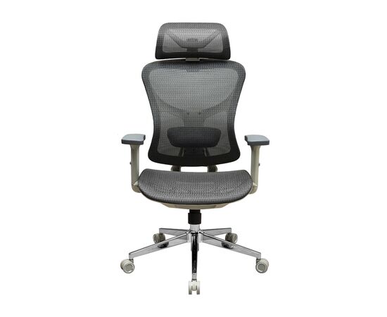 Офисное кресло Richman Эргостар Хром Synchro Сетка Серое (R00000052542), изображение 2 Офисное кресло Richman Эргостар Хром Synchro Сетка Серое (R00000052542), изображение 2