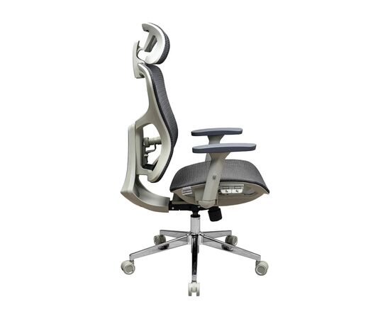 Офисное кресло Richman Эргостар Хром Synchro Сетка Серое (R00000052542), изображение 3