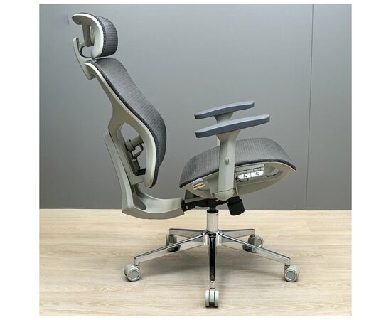 Офисное кресло Richman Эргостар Хром Synchro Сетка Серое (R00000052542), изображение 4 Офисное кресло Richman Эргостар Хром Synchro Сетка Серое (R00000052542), изображение 4