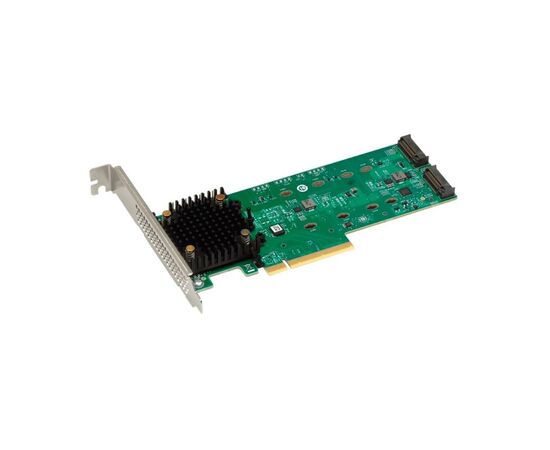 Контроллер RAID Broadcom 2x Hybrid Gen 4 NVMe/SATA M.2 RAID 0/1 Carrier, Standard LP,RoHS (05-50148-00)