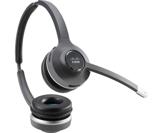 Наушники Cisco 562 Wireless Dual Headset Standard Base Station EU Black (CP-HS-WL-562-S-EU=), изображение 4 Наушники Cisco 562 Wireless Dual Headset Standard Base Station EU Black (CP-HS-WL-562-S-EU=), изображение 4