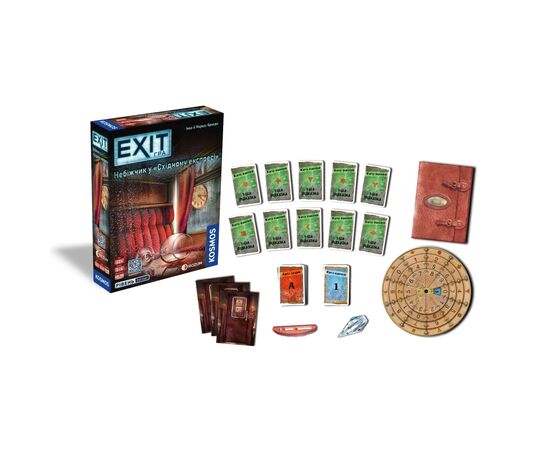 Настольная игра Rozum EXIT: Покойник в «Восточном экспрессе» (Dead Man on the Orient Express) (R071UA), изображение 2 Настольная игра Rozum EXIT: Покойник в «Восточном экспрессе» (Dead Man on the Orient Express) (R071UA), изображение 2