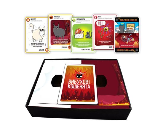 Настольная игра Rozum Взрывные котята: Добро и Зло (Exploding Kittens: Good Vs Evil) (укр.) (EKIEK12UA), изображение 4 Настольная игра Rozum Взрывные котята: Добро и Зло (Exploding Kittens: Good Vs Evil) (укр.) (EKIEK12UA), изображение 4