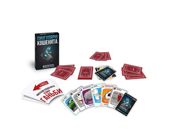 Настольная игра Rozum Взрывные котята: Сингулярные котята (Imploding Kittens) (укр.) (EKIEK03UA), изображение 2 Настольная игра Rozum Взрывные котята: Сингулярные котята (Imploding Kittens) (укр.) (EKIEK03UA), изображение 2